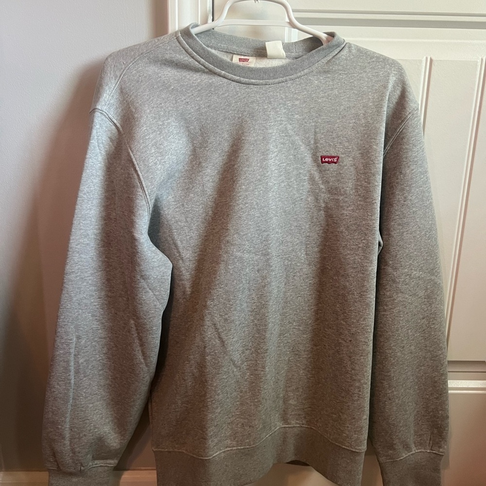 Levi's Classic Gray Crewneck Sweater